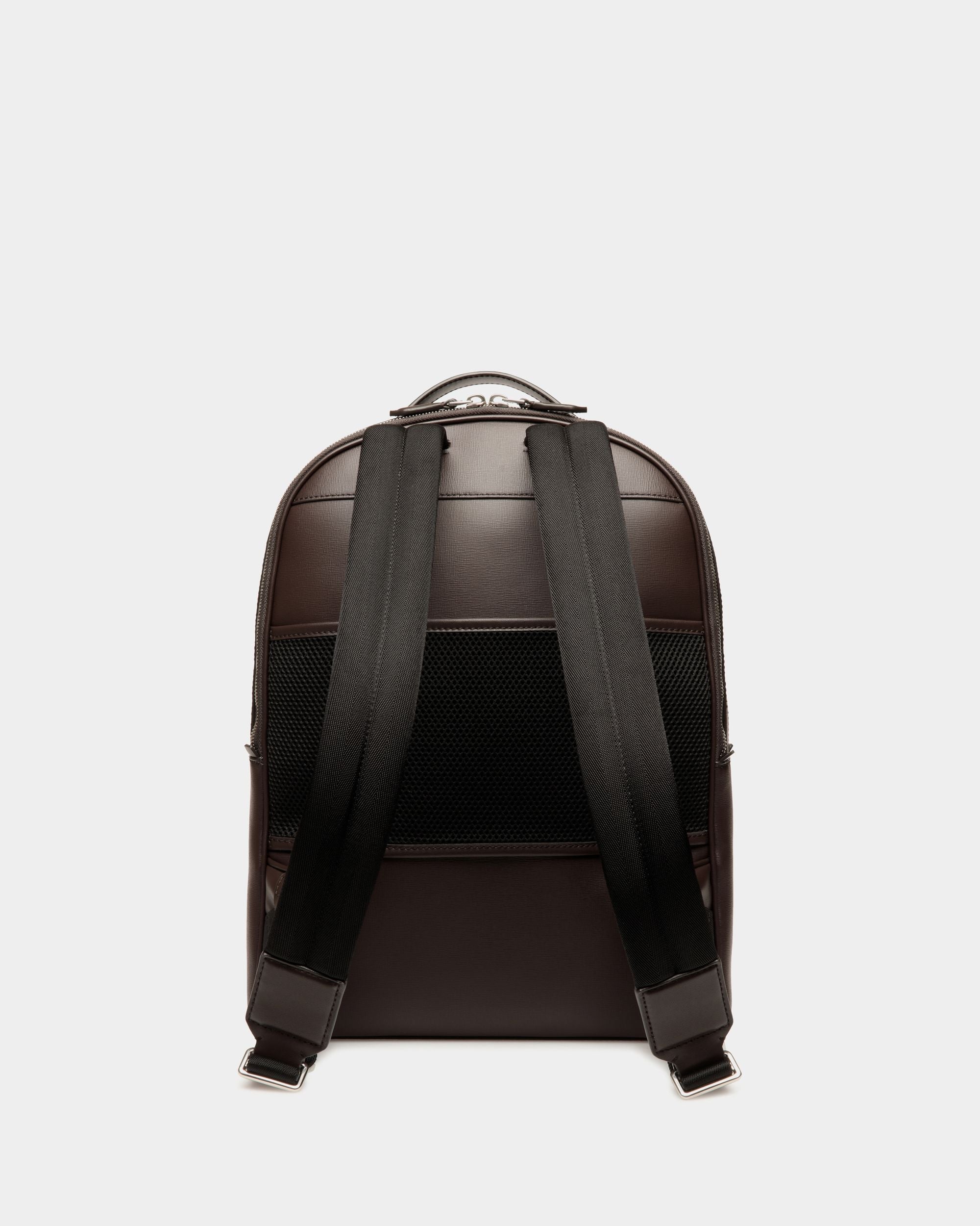 Bally Global - Mythos Backpack in Ebano Recycled Leather - Brown