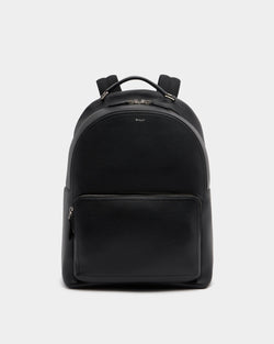 Sac À Dos Capitol En Cuir Grainé Noir