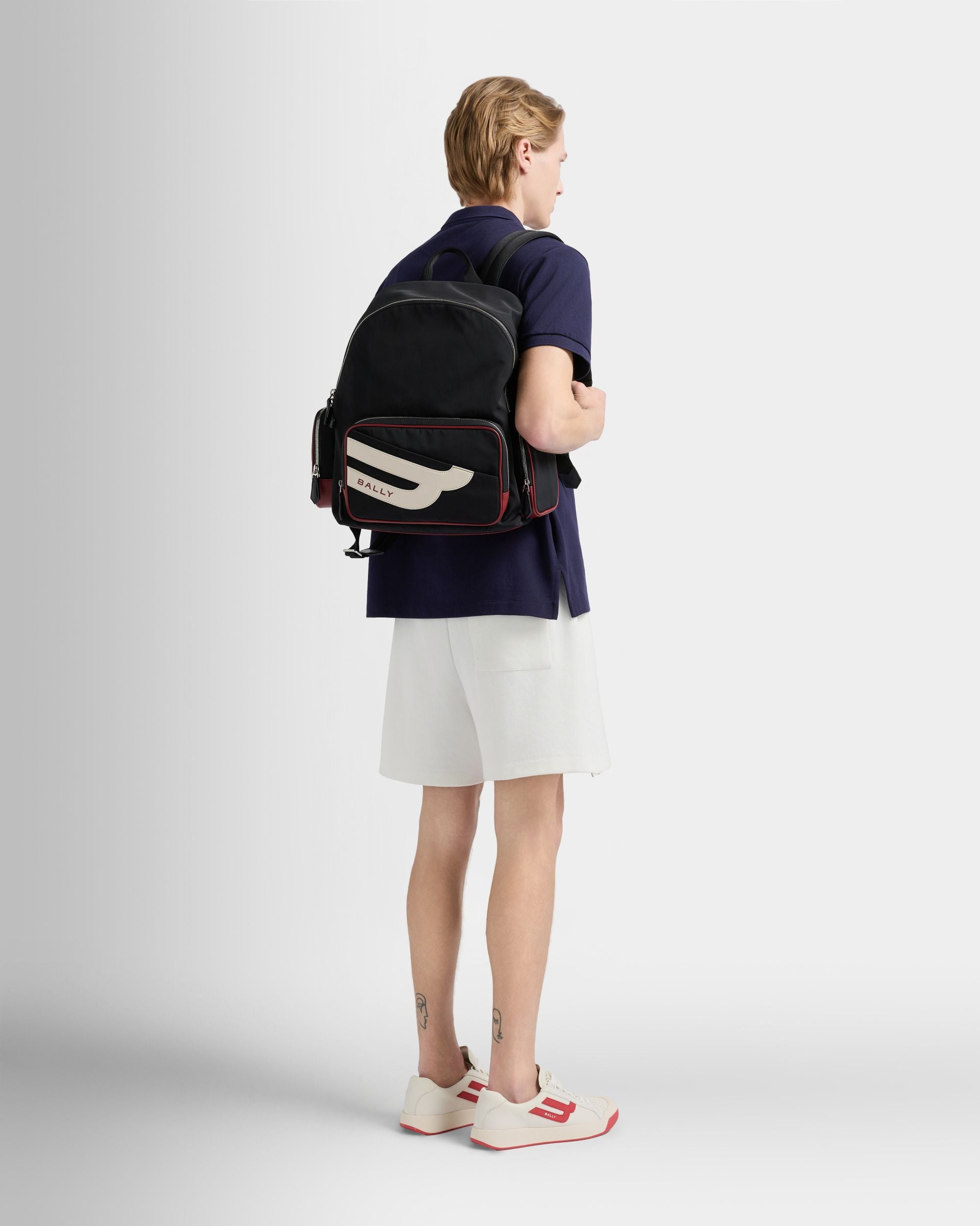 Bally Global - Competition Backpack in Black Nylon - Black