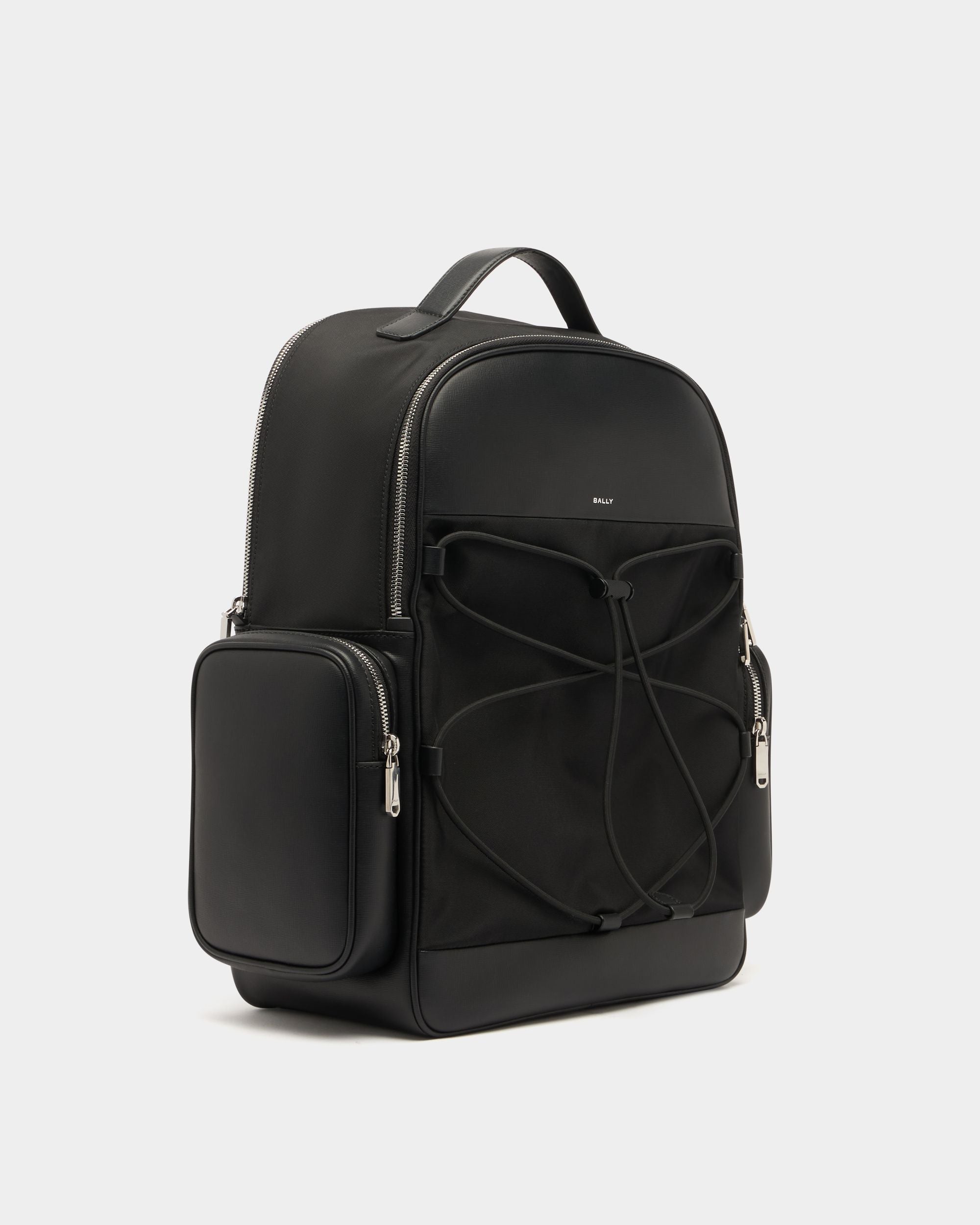 Bally Global - Vogel Rucksack aus Nylon und recyceltem Leder in Schwarz - Black