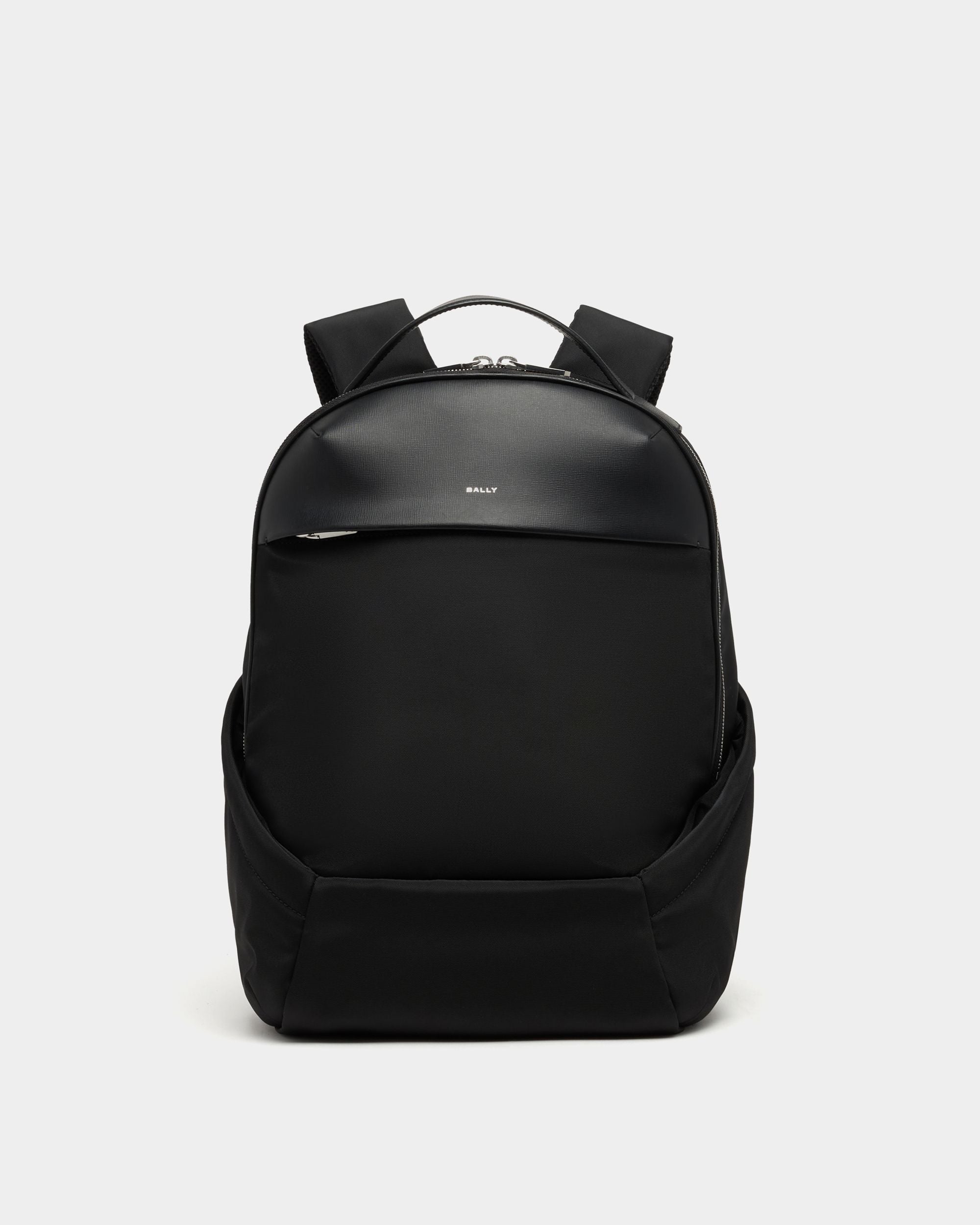 Bally Global - Sac à dos Vogel en nylon et cuir recyclé noirs - Noir