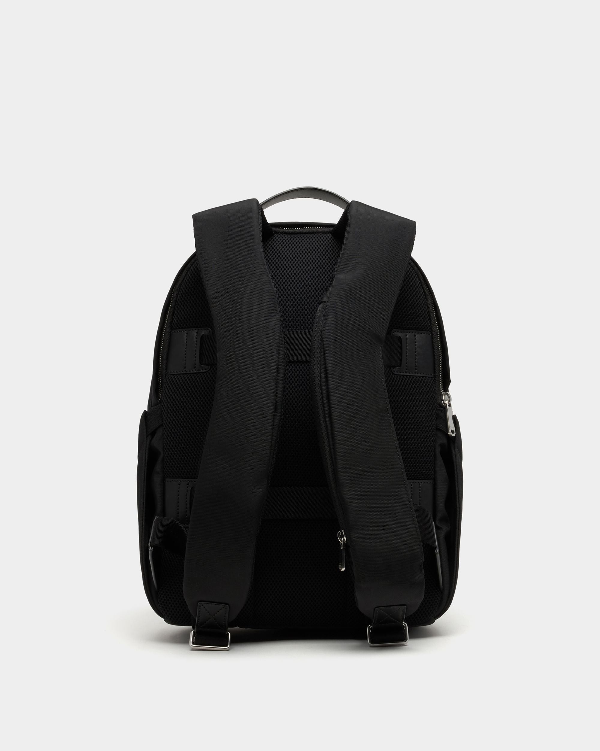 Bally Global - Sac à dos Vogel en nylon et cuir recyclé noirs - Noir