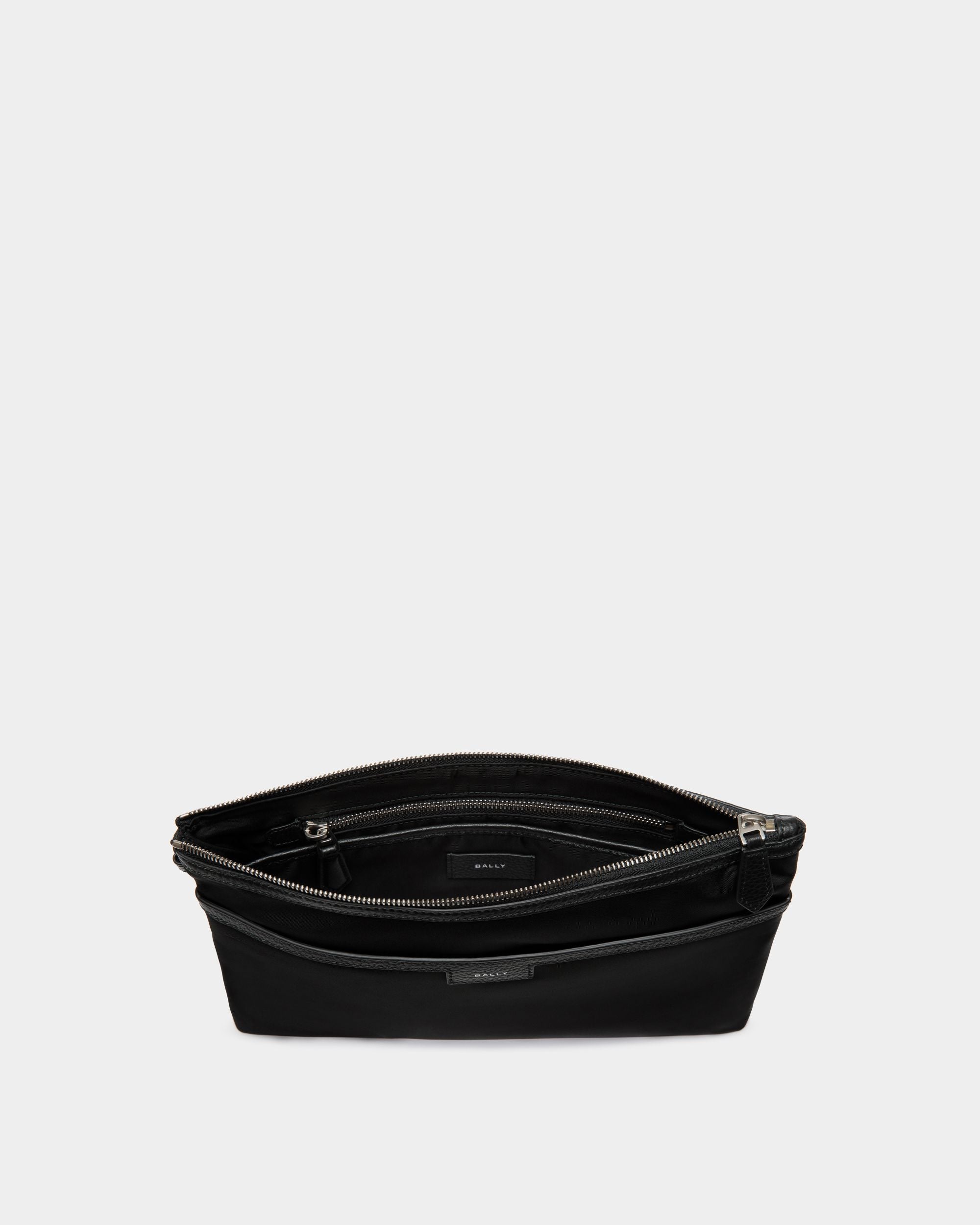 Bally Global - Pochette Code En Nylon Noir - Noir