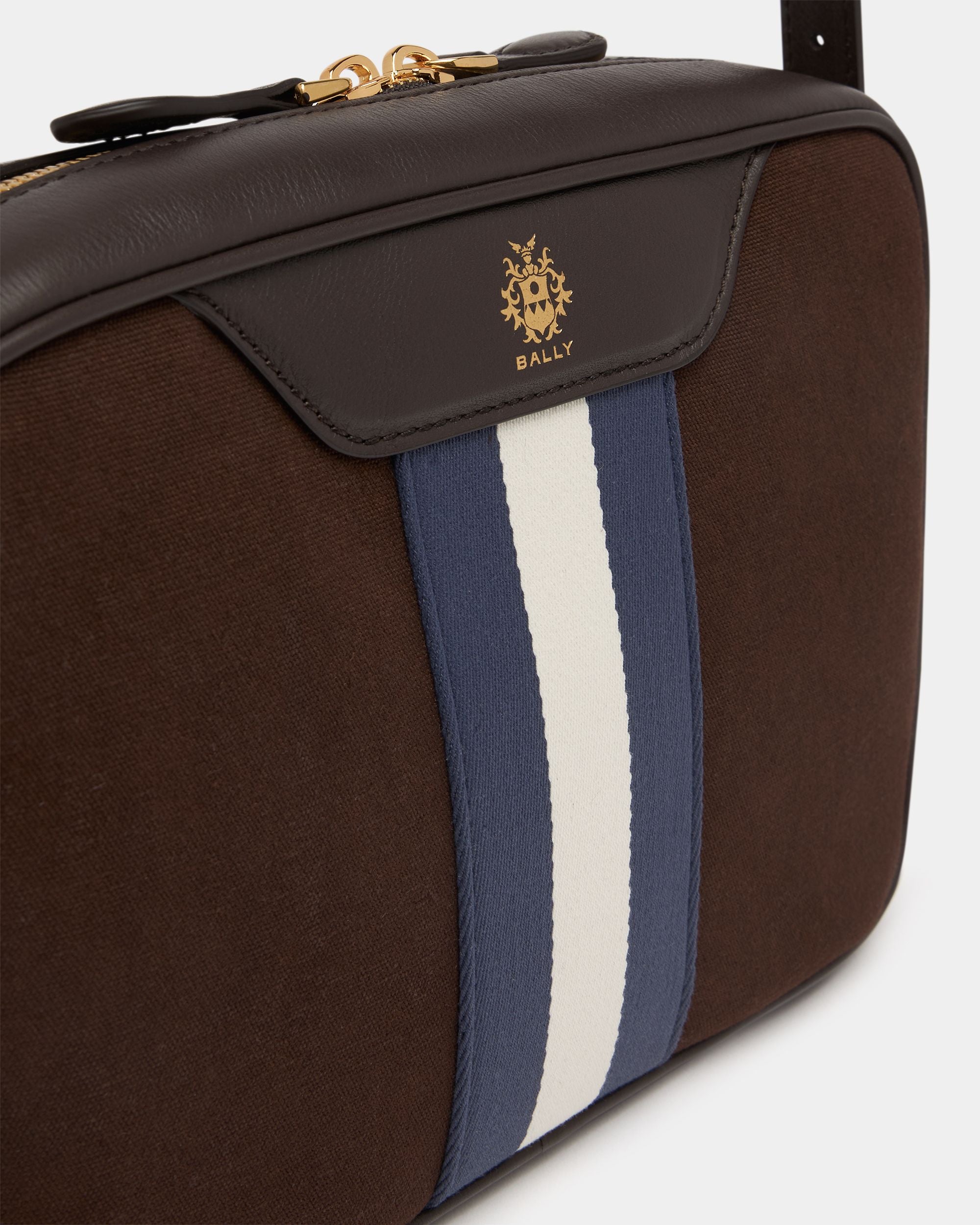 Bally Global - Bandolera Beckett De Lona De Algodón Marrón - Marrón