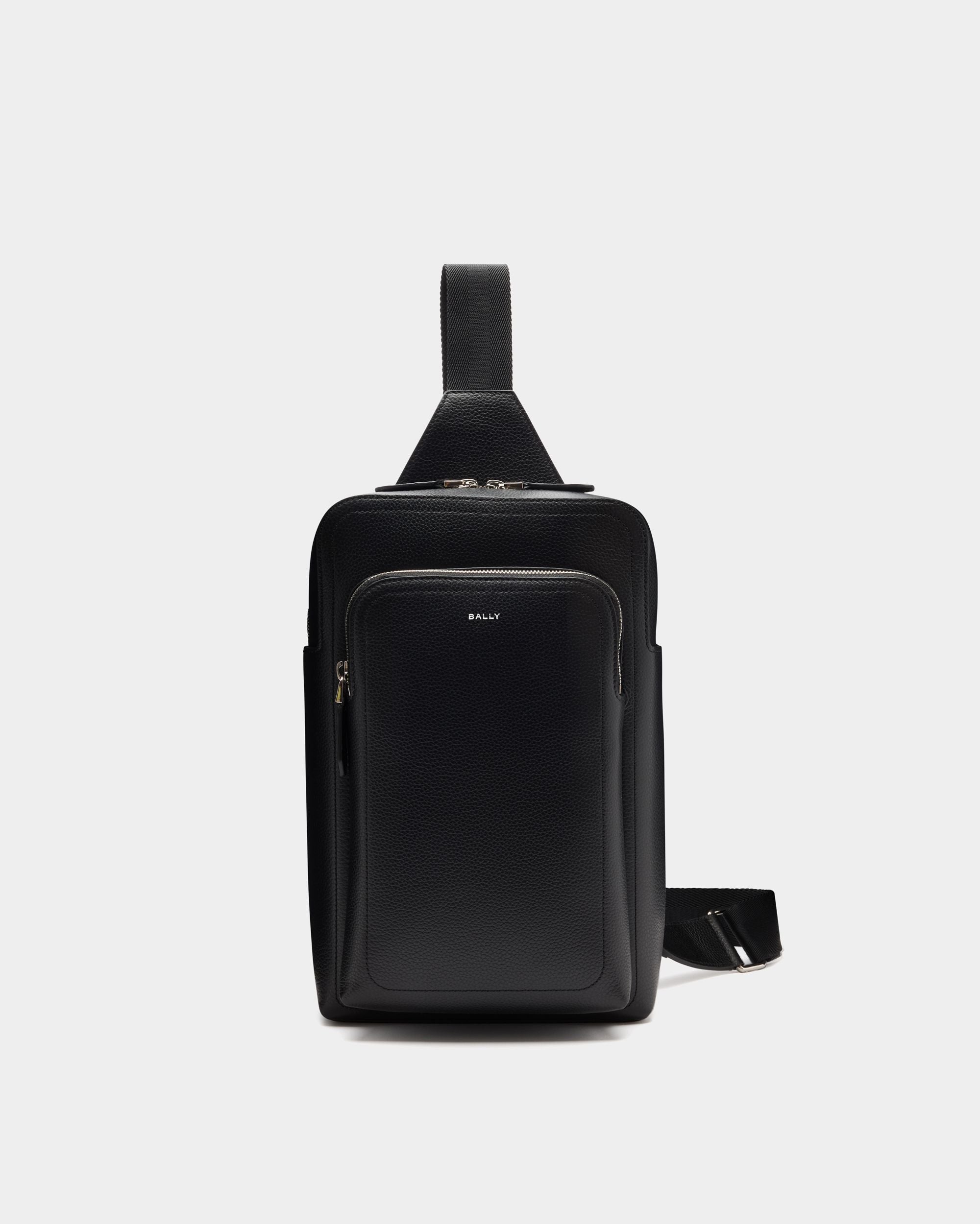 Bally Global - Bolso bandolera Capitol de piel granulada negra - Negro