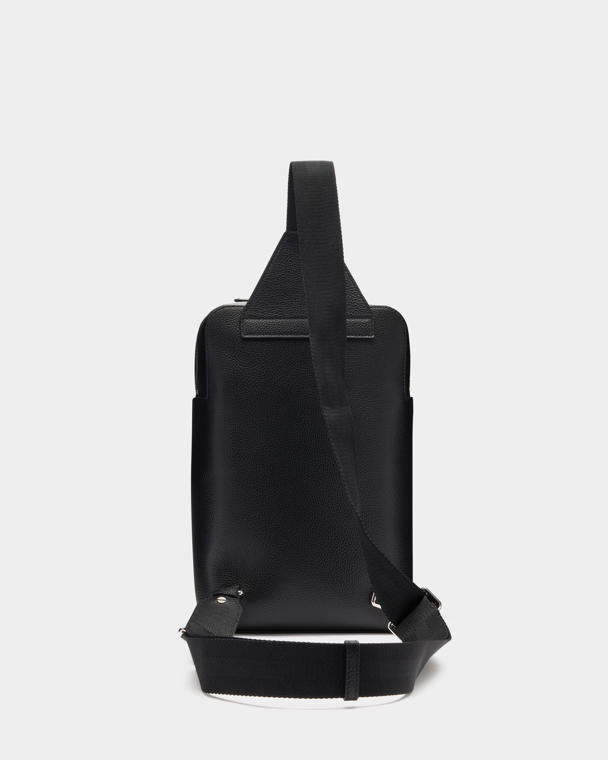 Bally Global - Bolso bandolera Capitol de piel granulada negra - Negro