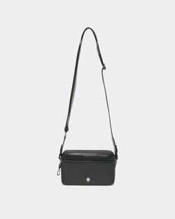 Ray Crossbody Bag in Black Leather