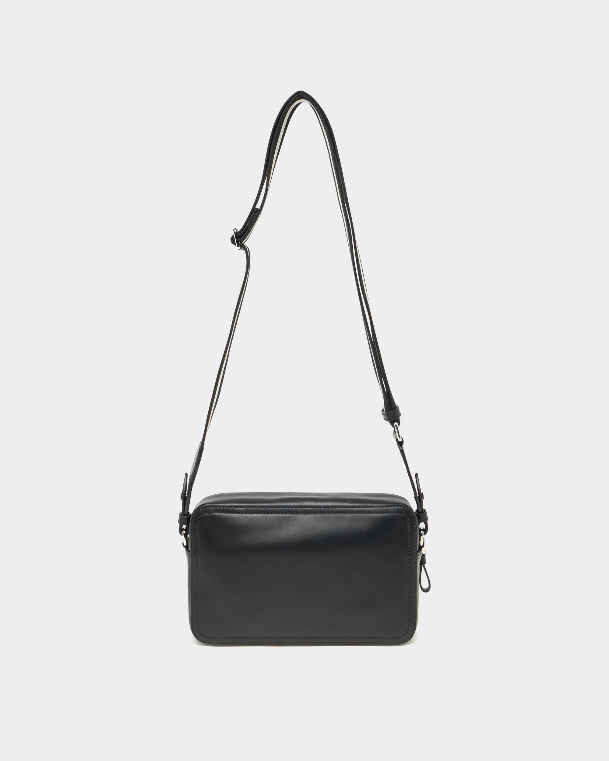 Bally Global - Ray Crossbody Bag in Black Leather - Black