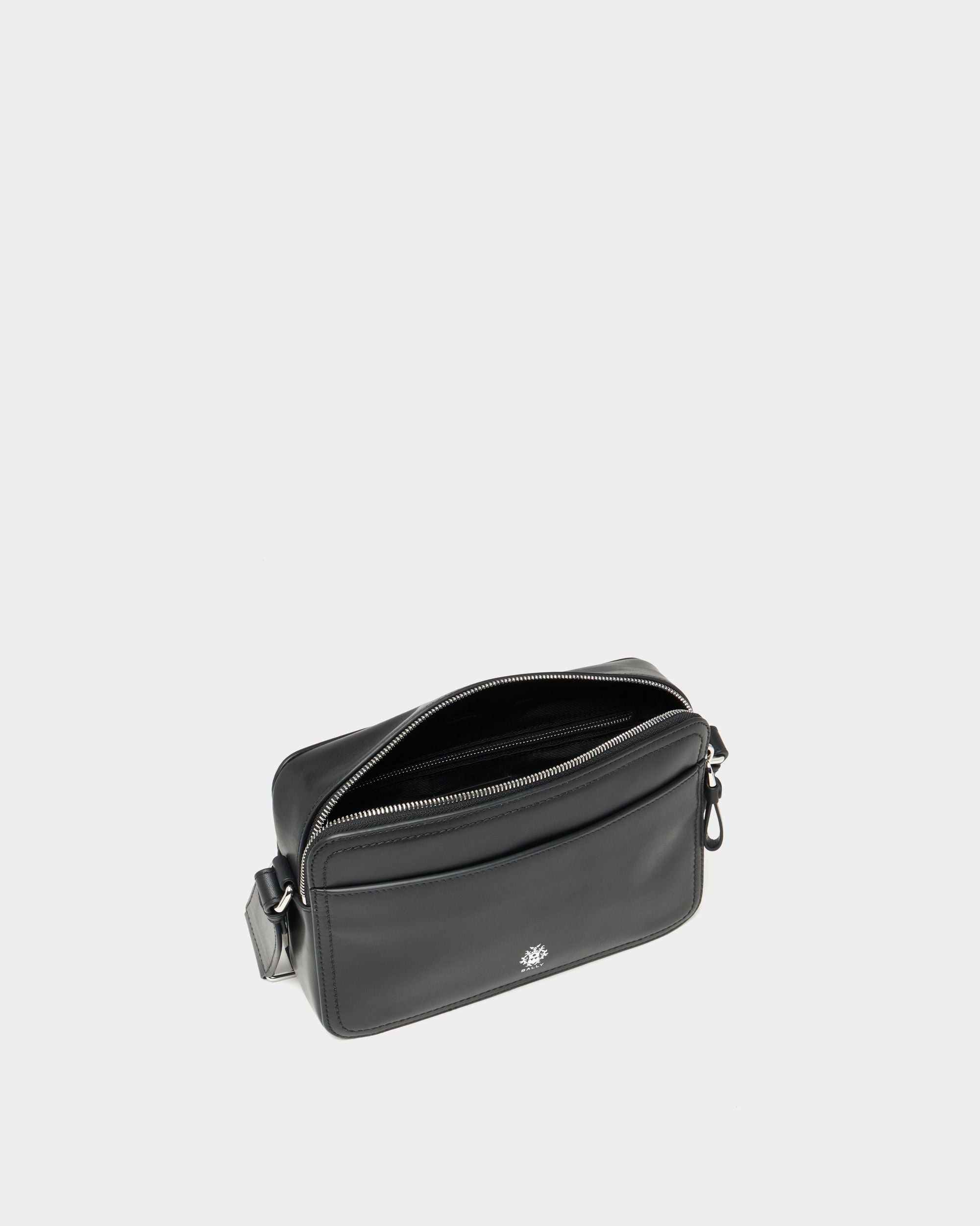 Bally Global - Ray Crossbody Bag in Black Leather - Black
