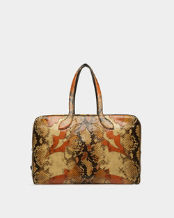Lago Weekender Bag In Python Print