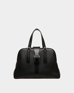 Bowling Bag In Black Leather