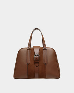 Spin Tote in Brown Leather