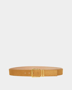 Casual Fixed 40mm Belt In Desert Leather