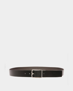 Dress Belt In Black Leather