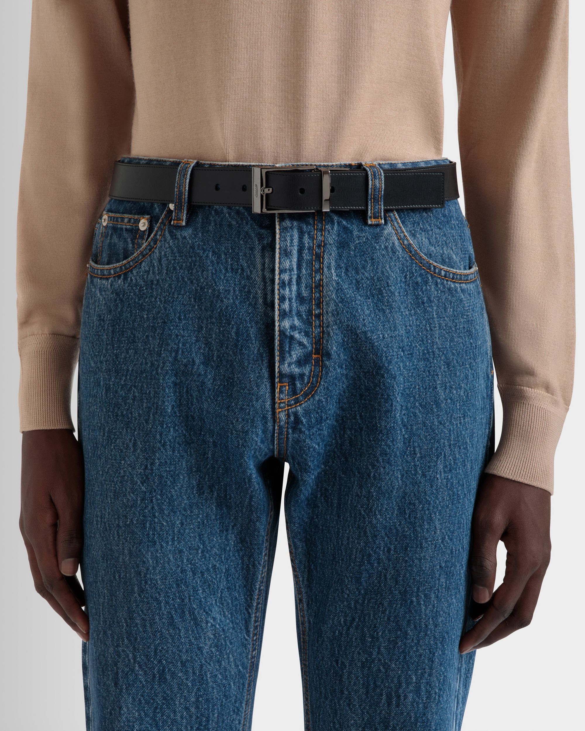 Bally Global - Shiffie 35mm Reversible And Adjustable Belt in Black And Ebano Leather - Multicolor