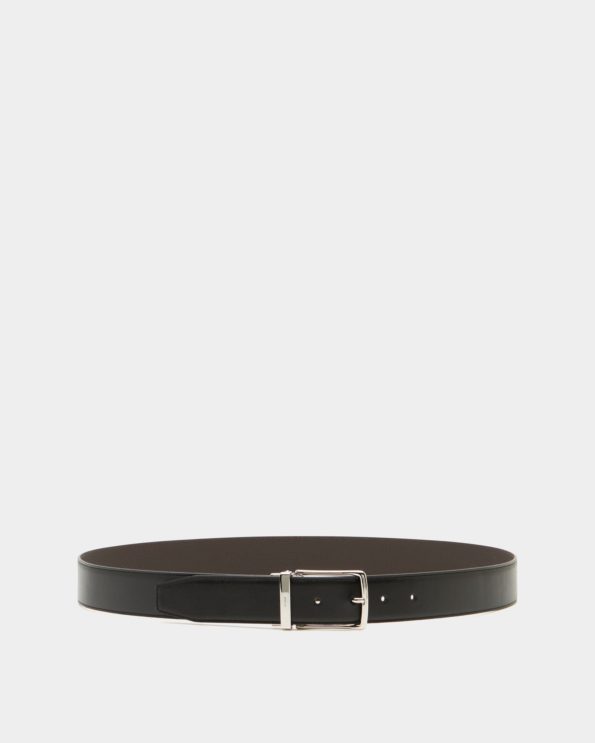 Bally Global - Ketter Adjustable And Reversible Belt in Black and Ebano Leather - Multicolor