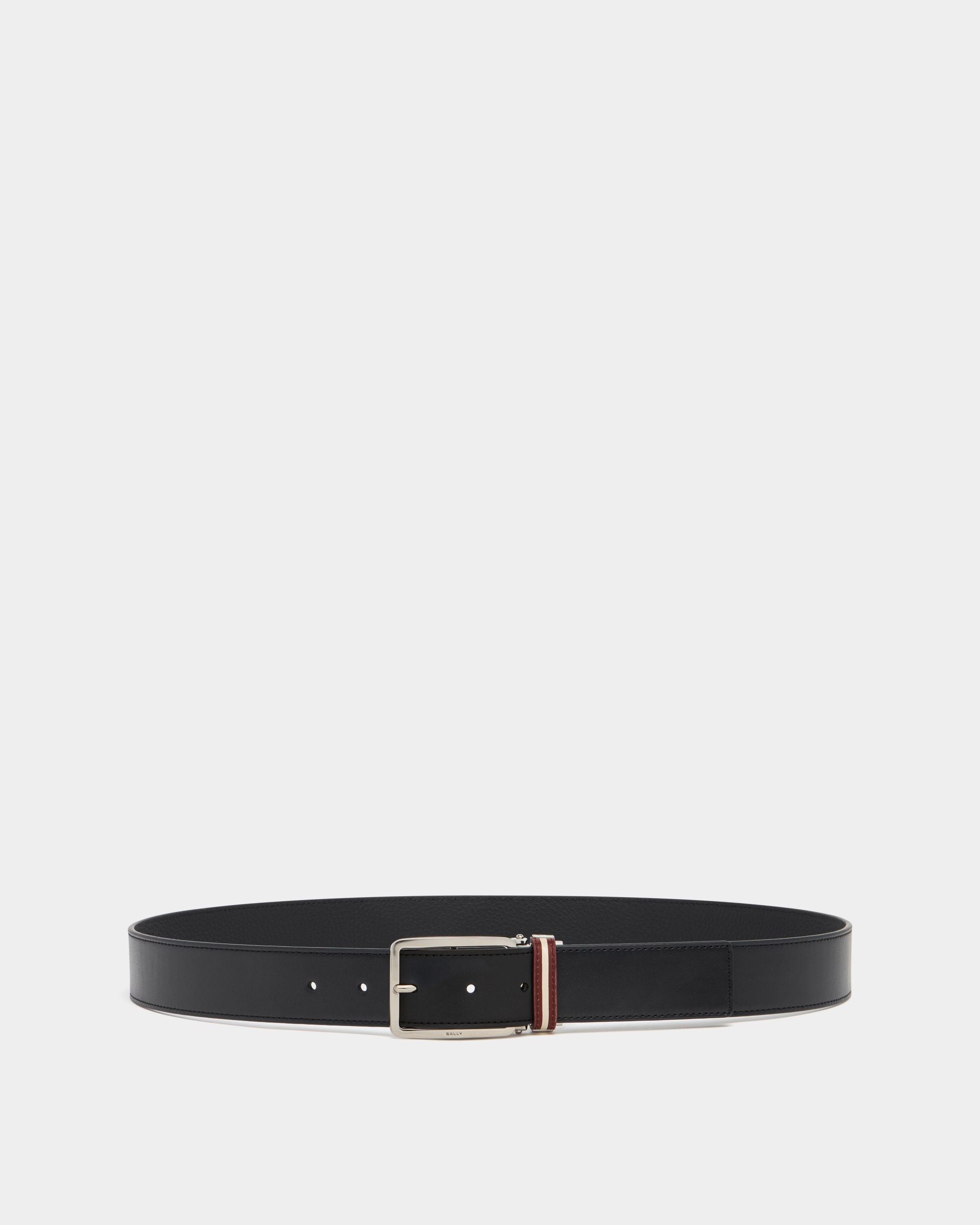 Bally Global - Dress 35mm Adjustable And Reversible Belt in Black Leather - Black