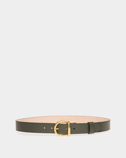 Cinturón Adrien Brody Travel Collection De Piel Olive Green