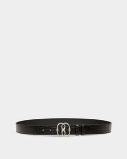 Bally Iconic 35mm Belt In Black Leather