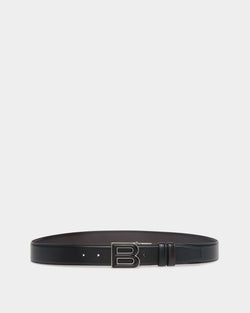 B Bold 35mm Reversible And Adjustable Belt In Black And Brown Leather