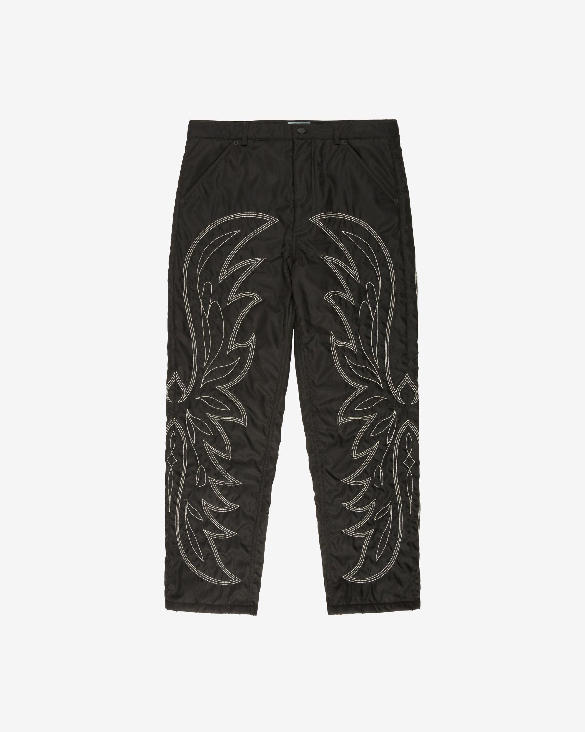 Bally Global - Pantalones Con Motivo - Negro