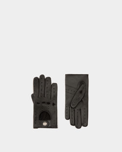 Adrien Brody Travel Collection Gloves In Black Leather