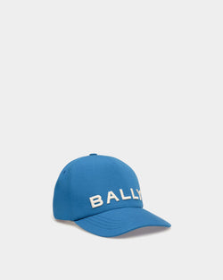 Baseball Hat In Blue Cotton