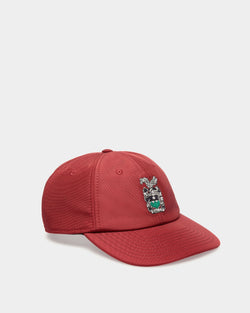 Golf Capsule Collection Baseball Hat in Red Nylon