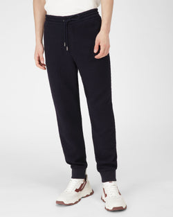 Mixed Jersey Sweatpants In Black