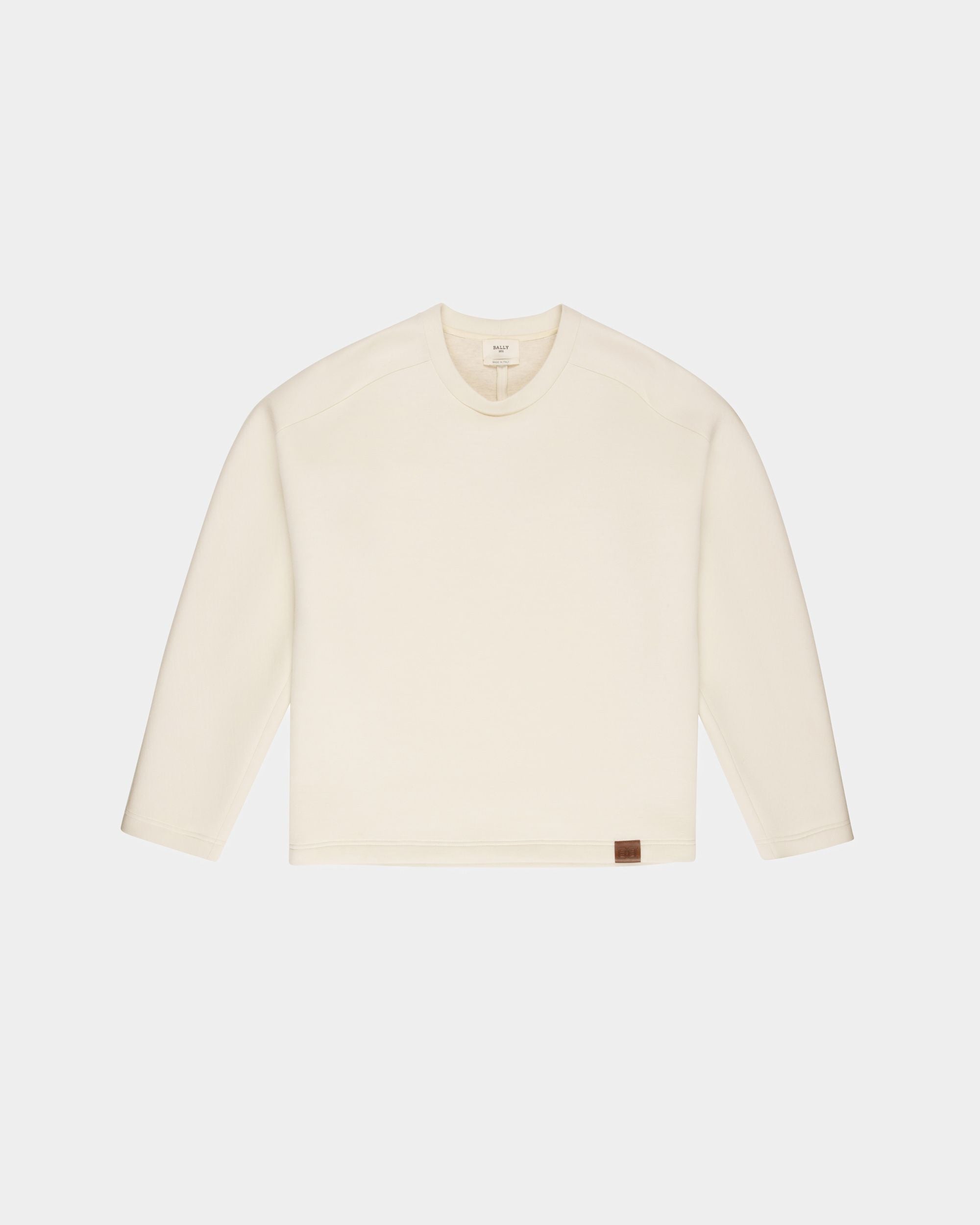 Bally Global - Sudadera Blanca De Algodón Y Lana - Blanco