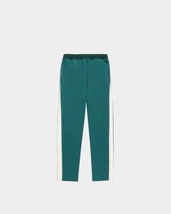 Sports Pants In Green Cotton Mix