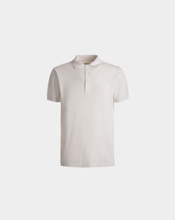 Polo à manches courtes En coton blanc