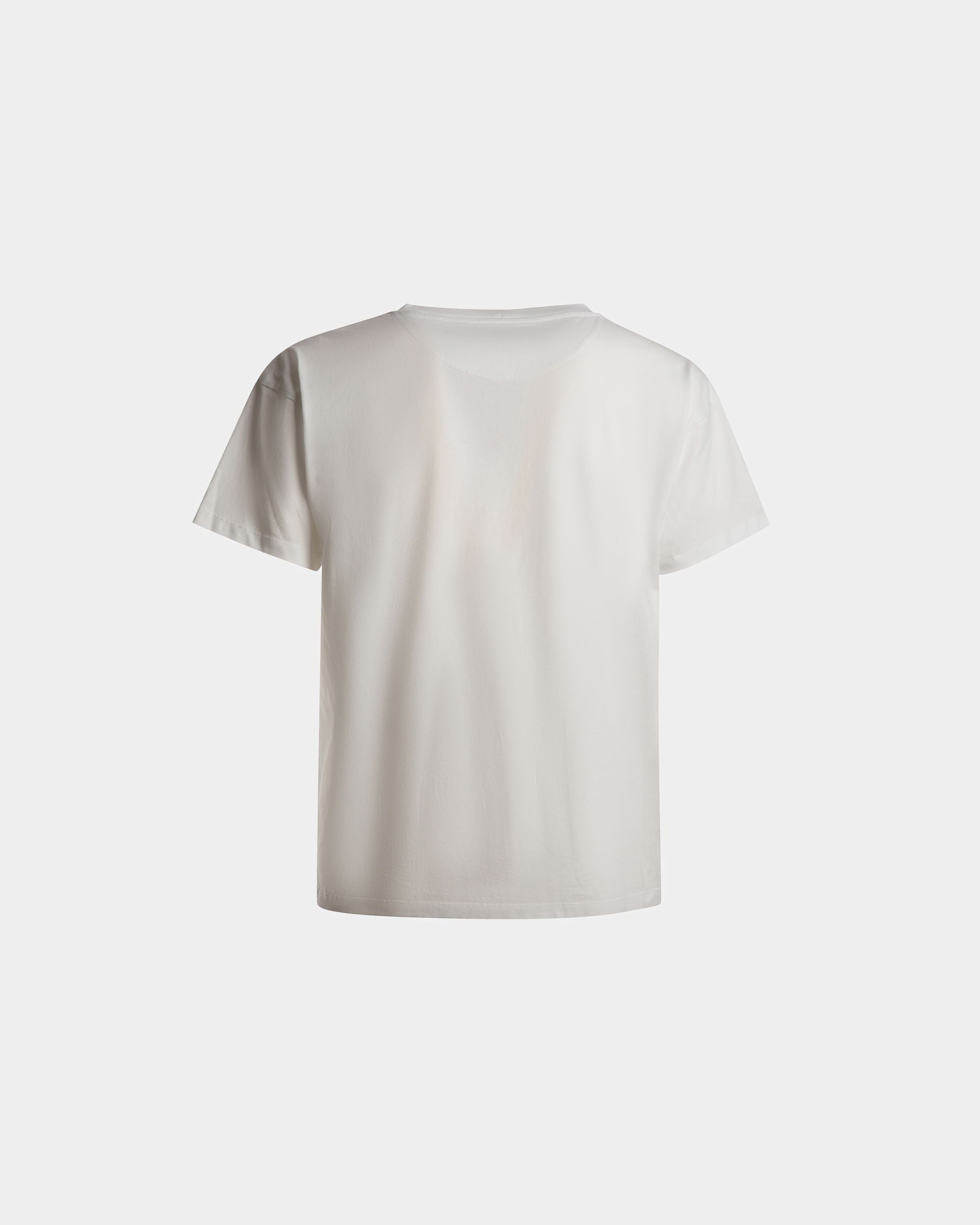 Bally Global - T-Shirt Logo En Coton Blanc - Blanc