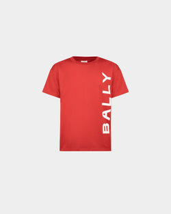 T-Shirt in Red Cotton