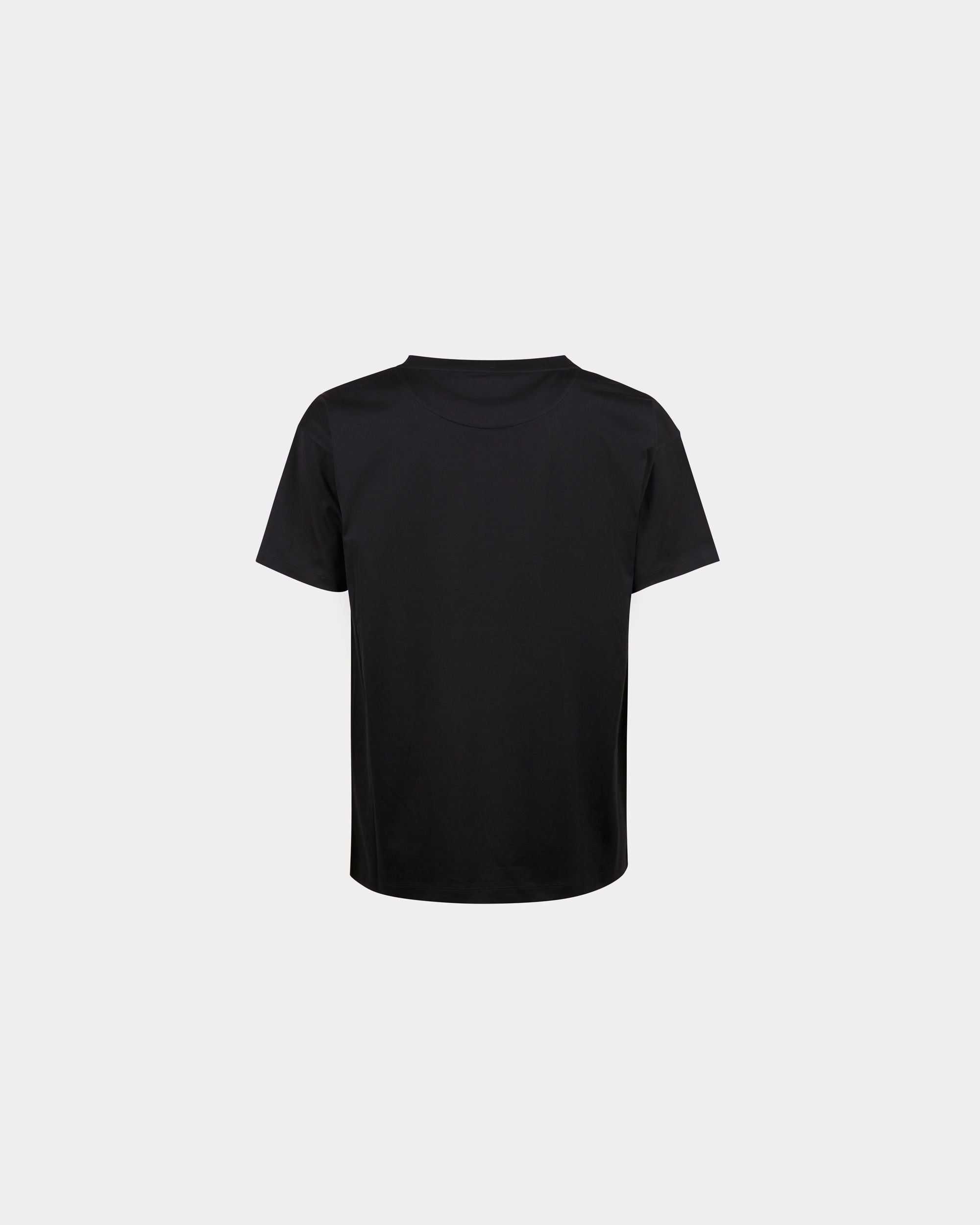 Bally Global - T-Shirt In Black Cotton - Black
