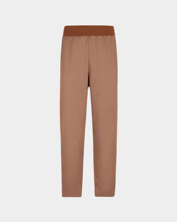 Pantalones De Chándal De Mezcla De Algodón Marrón Claro