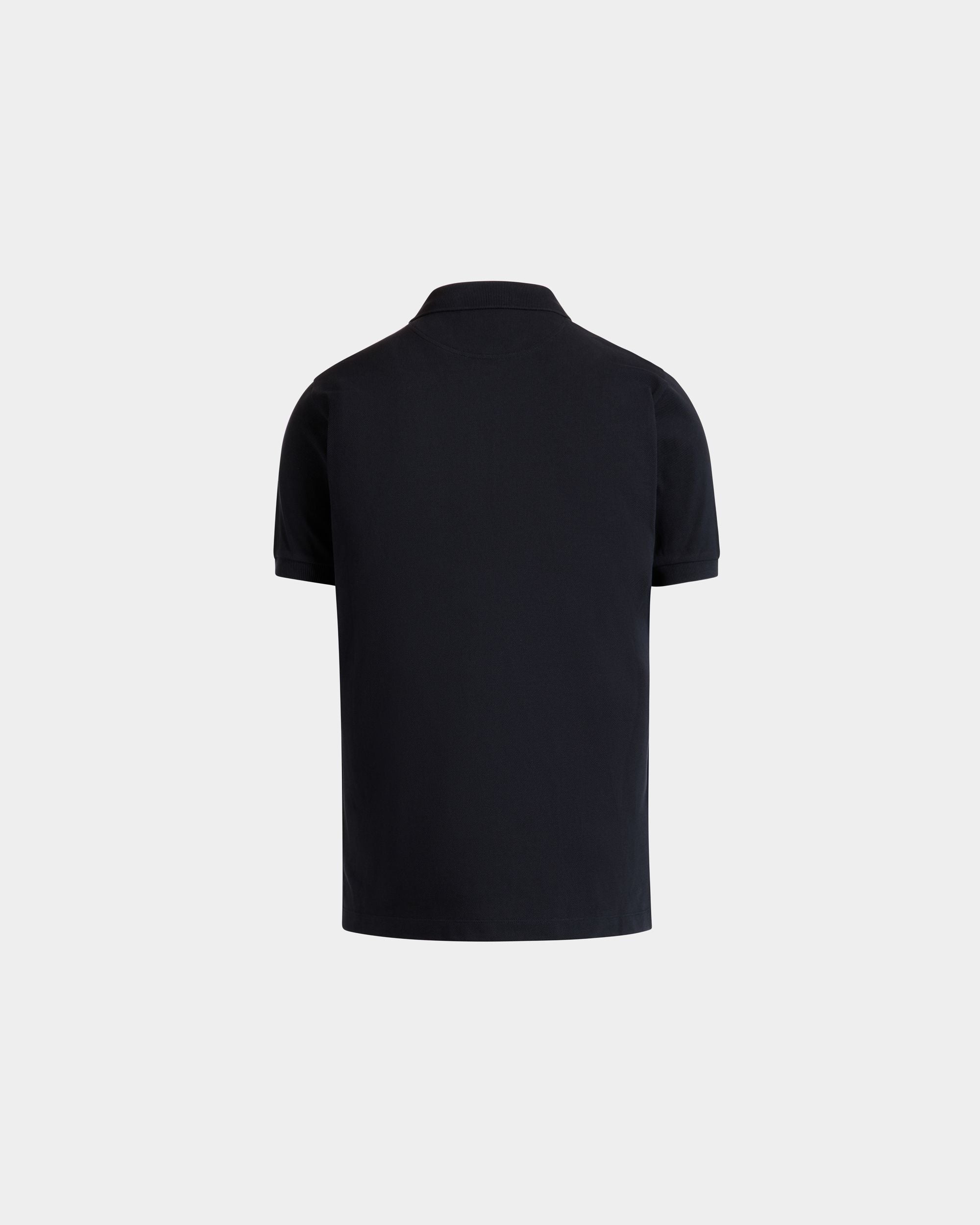 Bally Global - Polo Shirt in Navy Blue Cotton - Blue