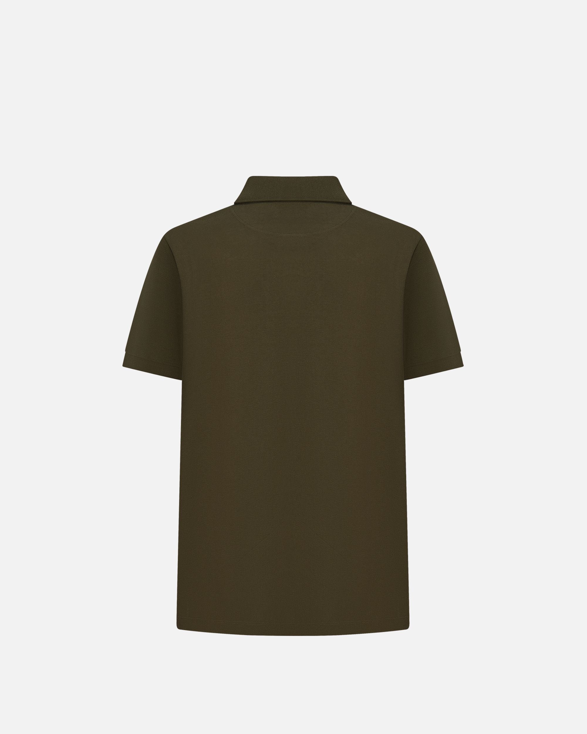 Bally Global - Polo With a Bally Crest Logo In Military Green Cotton - Green