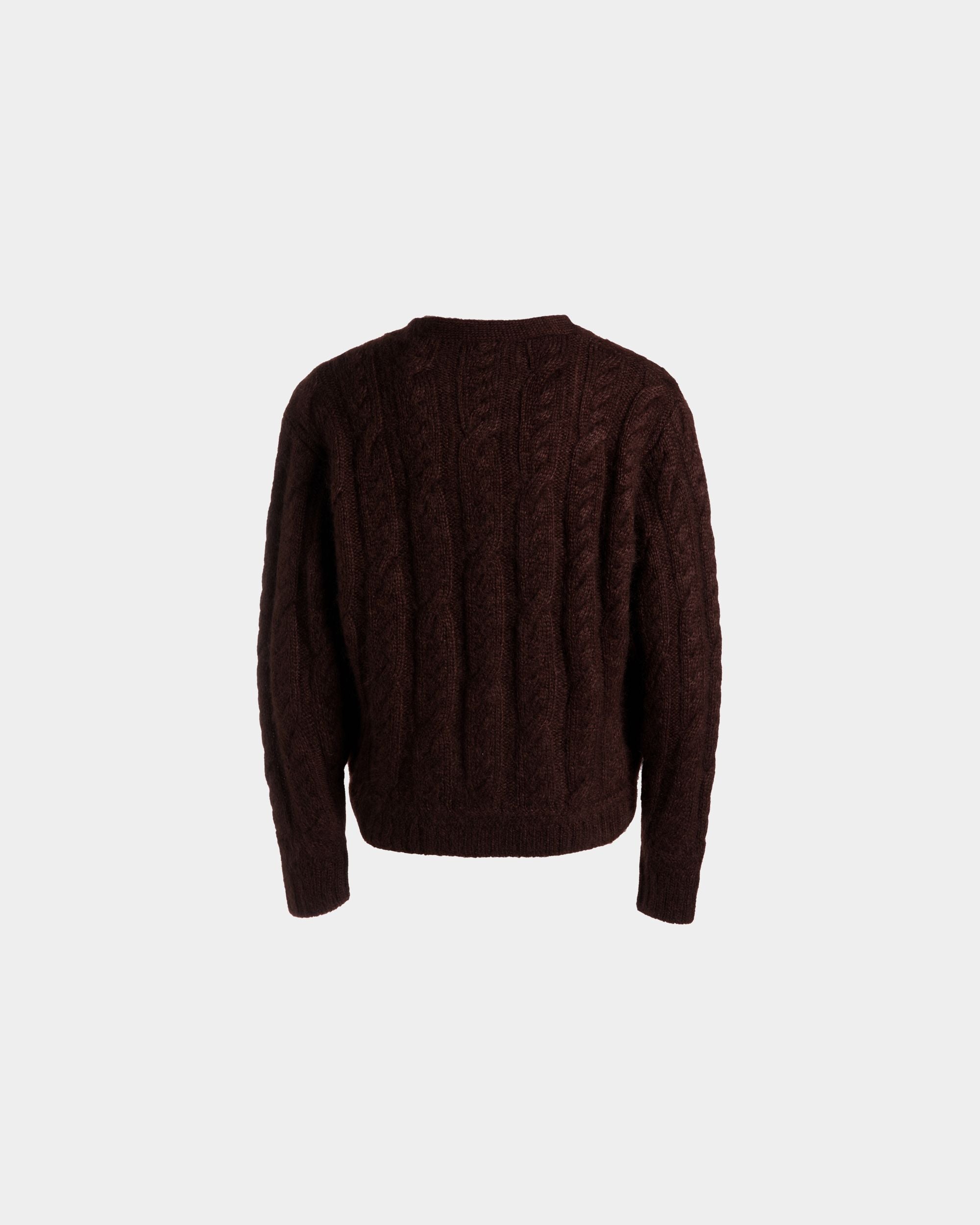 Bally Global - Cárdigan De Mohair Y Seda Marrón - Marrón