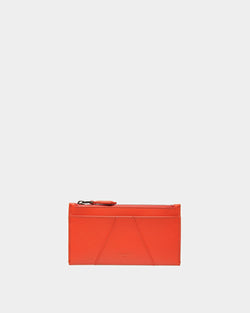 Adley Porte-cartes De Visite En Cuir Orange