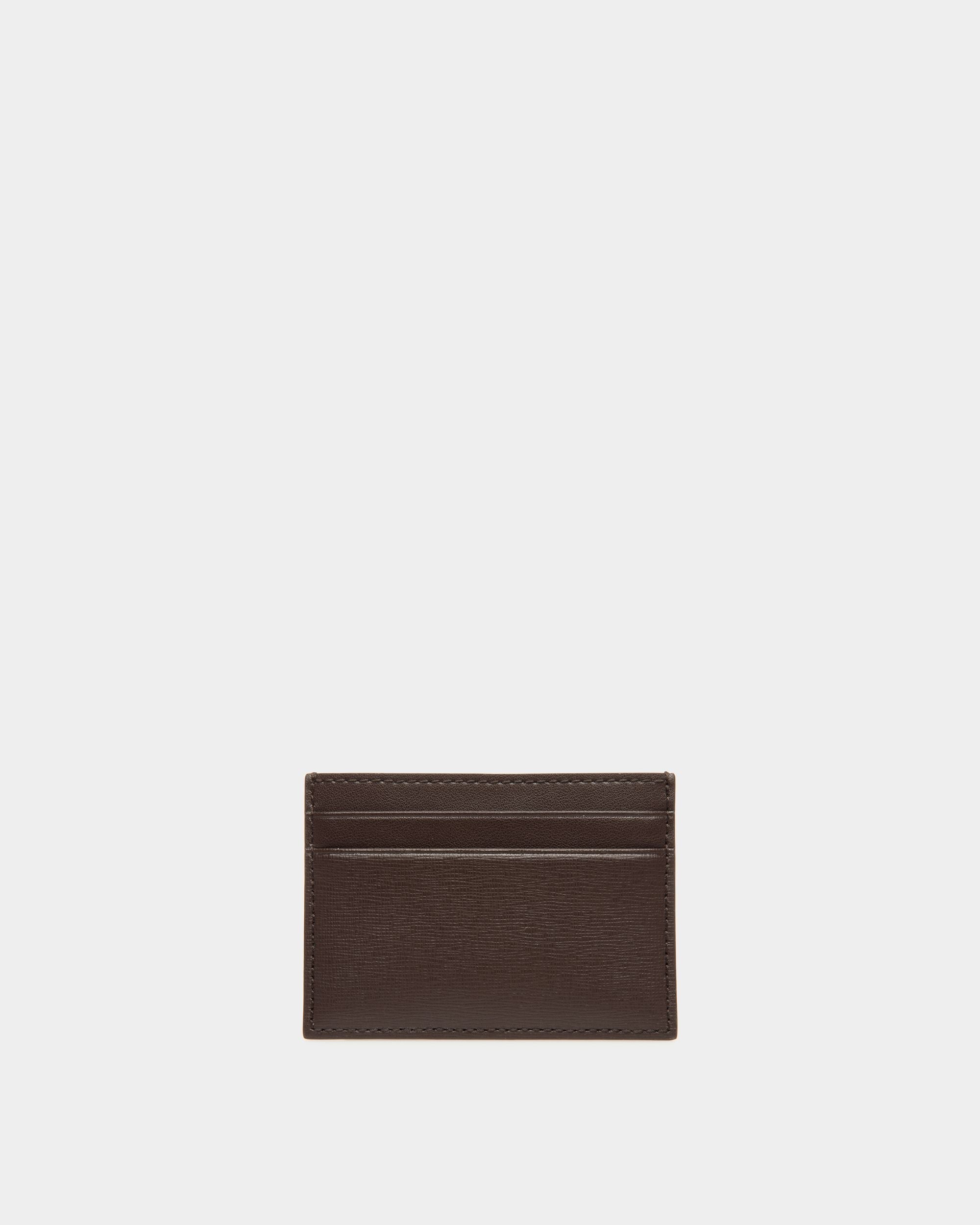 Bally Global - Mythos Card Holder in Ebano Recycled Leather - Brown