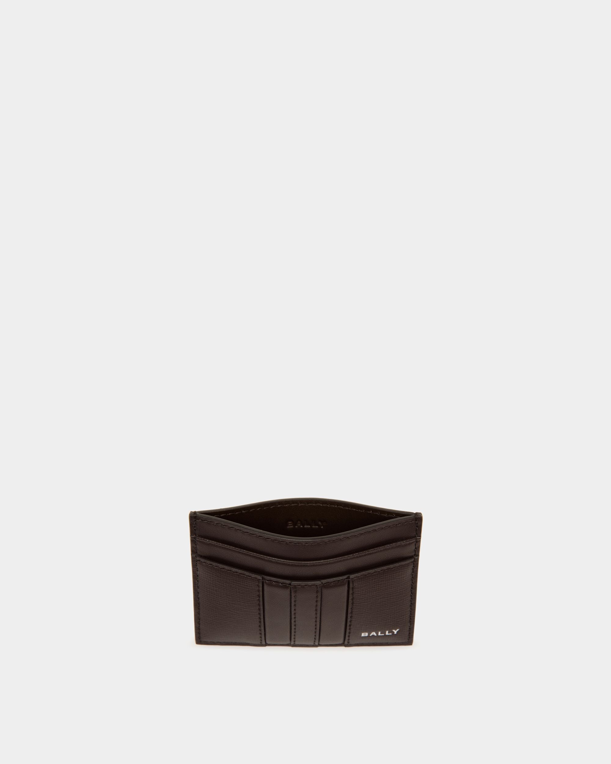 Bally Global - Mythos Card Holder in Ebano Recycled Leather - Brown