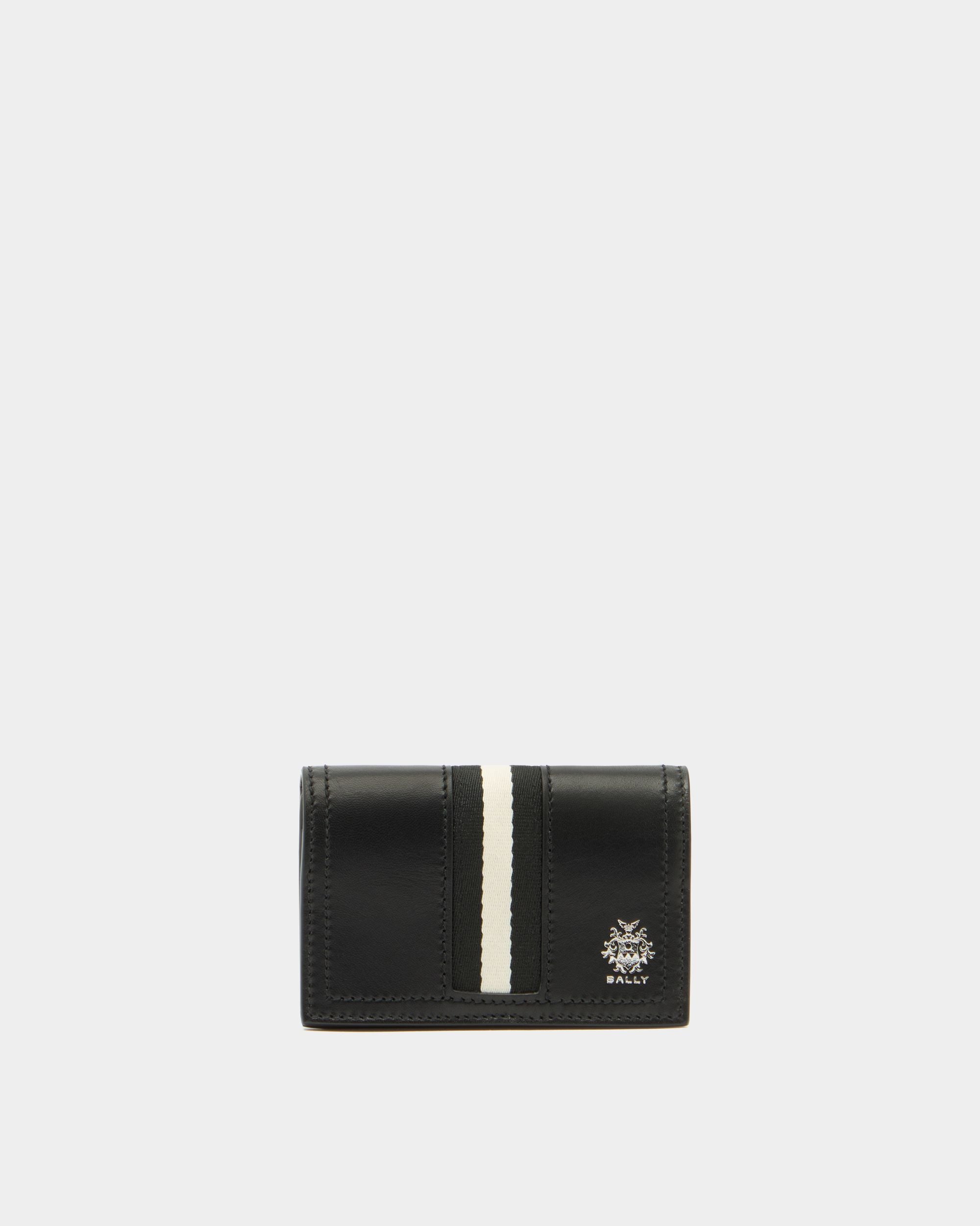 Bally Global - Ray Card Holder in Black Leather - Black