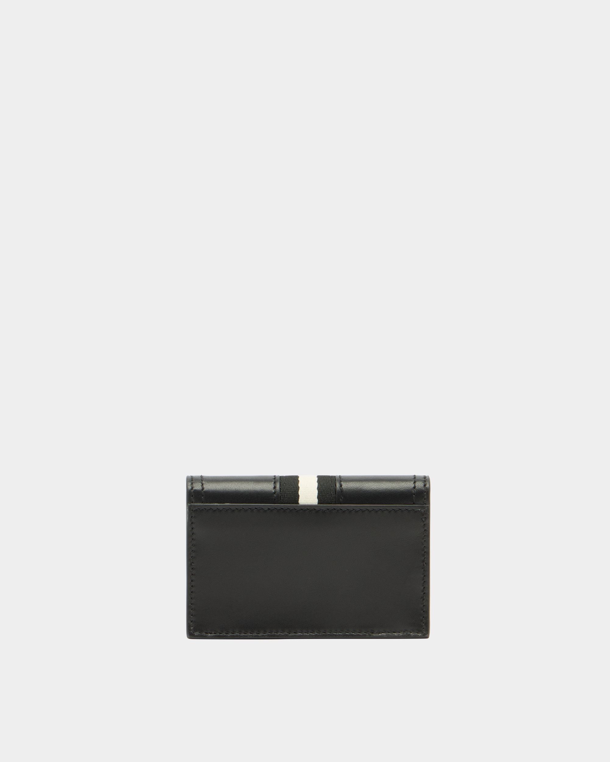 Bally Global - Ray Card Holder in Black Leather - Black
