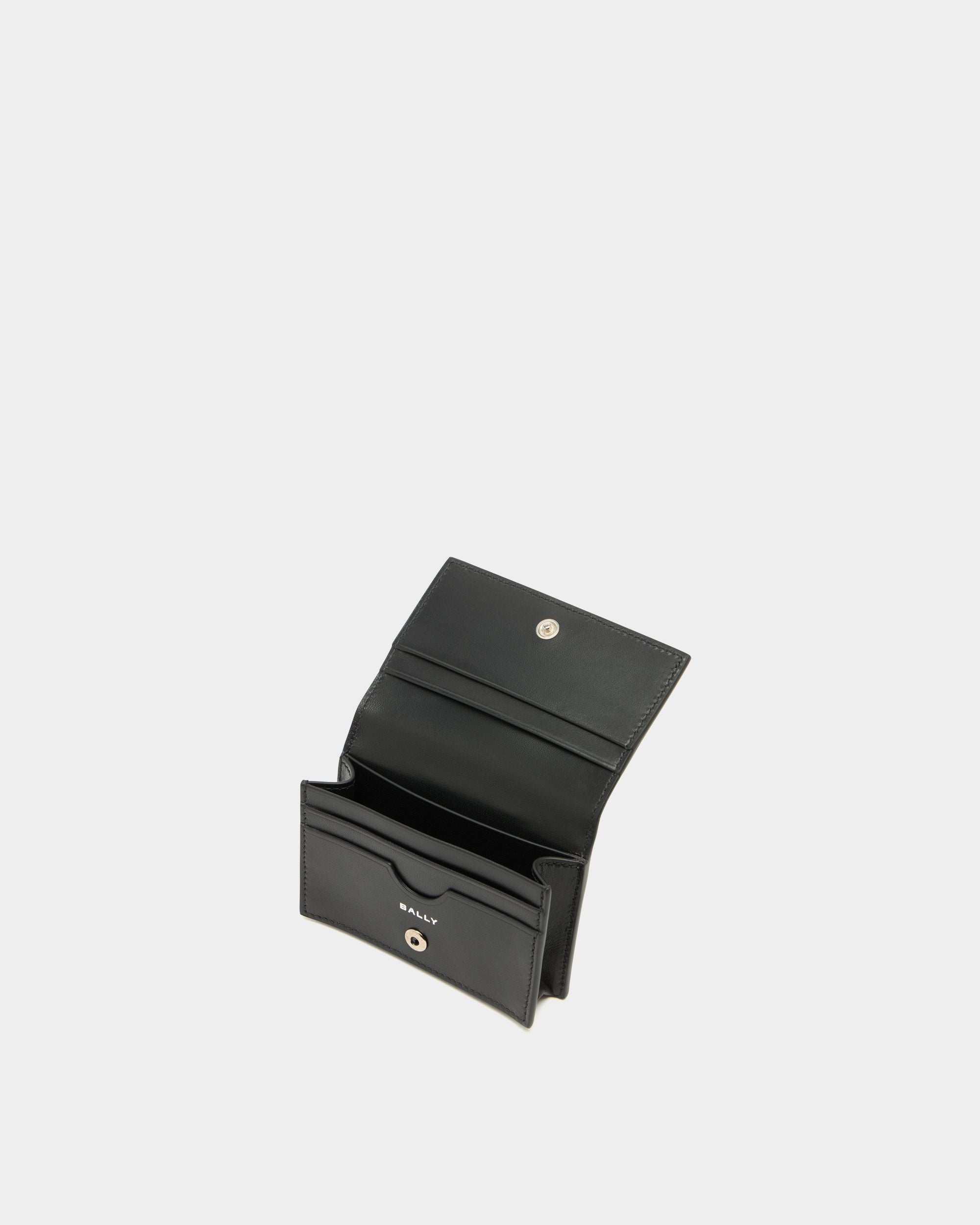 Bally Global - Ray Card Holder in Black Leather - Black