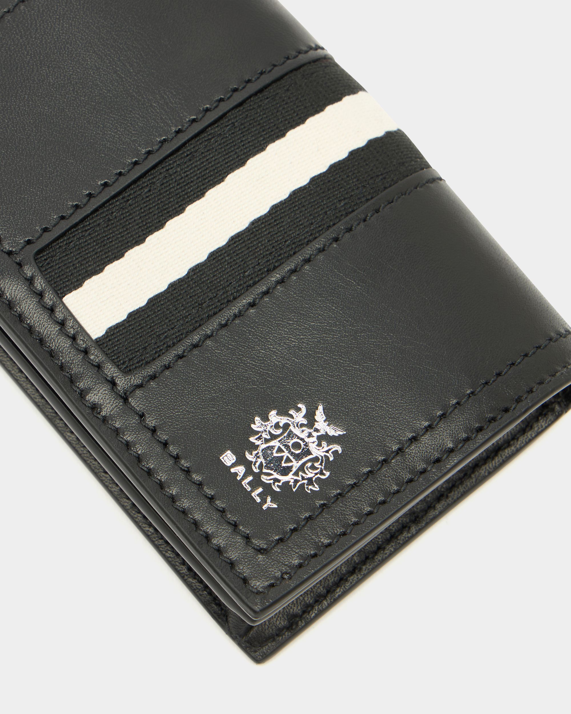 Bally Global - Ray Card Holder in Black Leather - Black