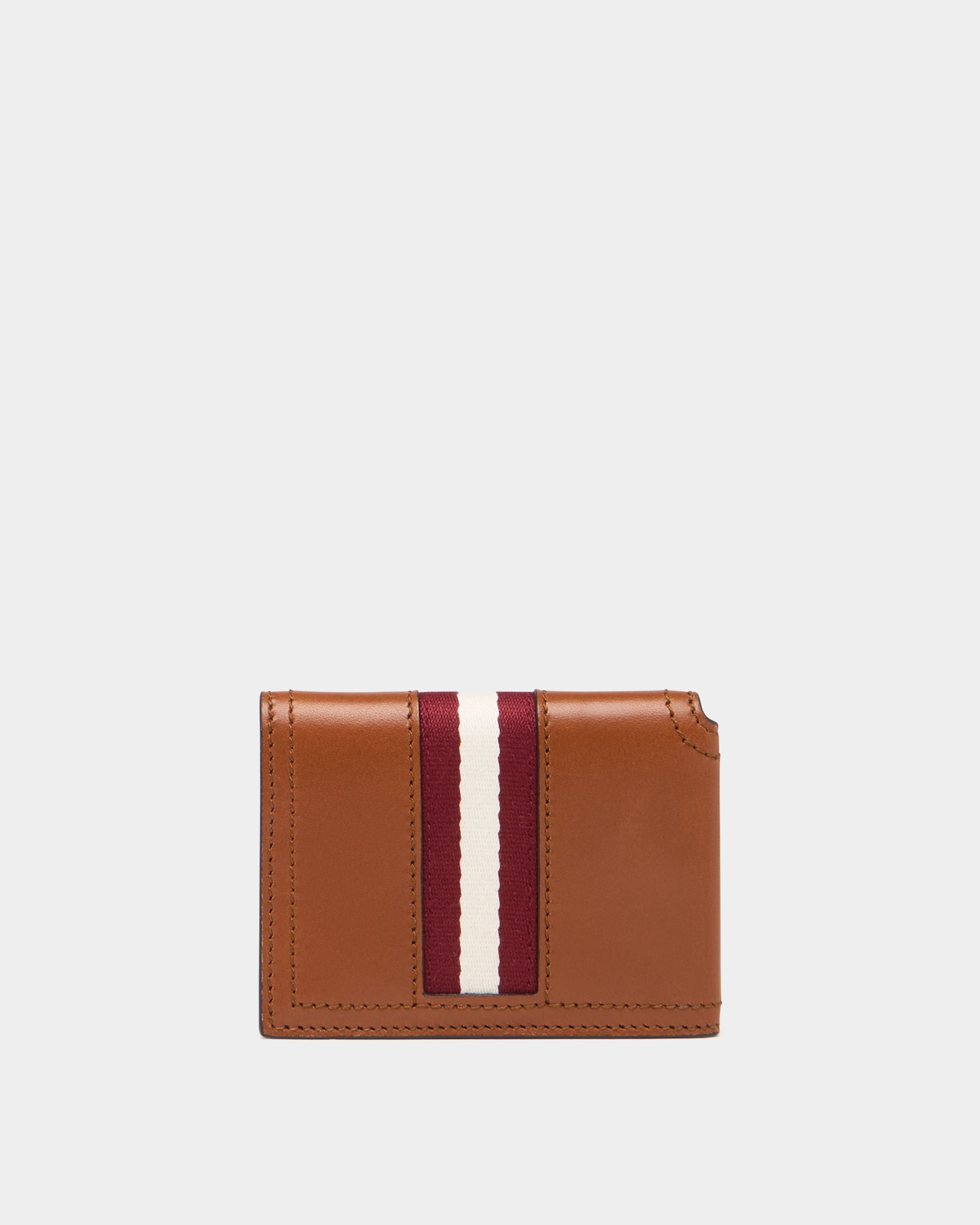 Bally Global - Porte-cartes Ray en cuir Amber Brown - Marron
