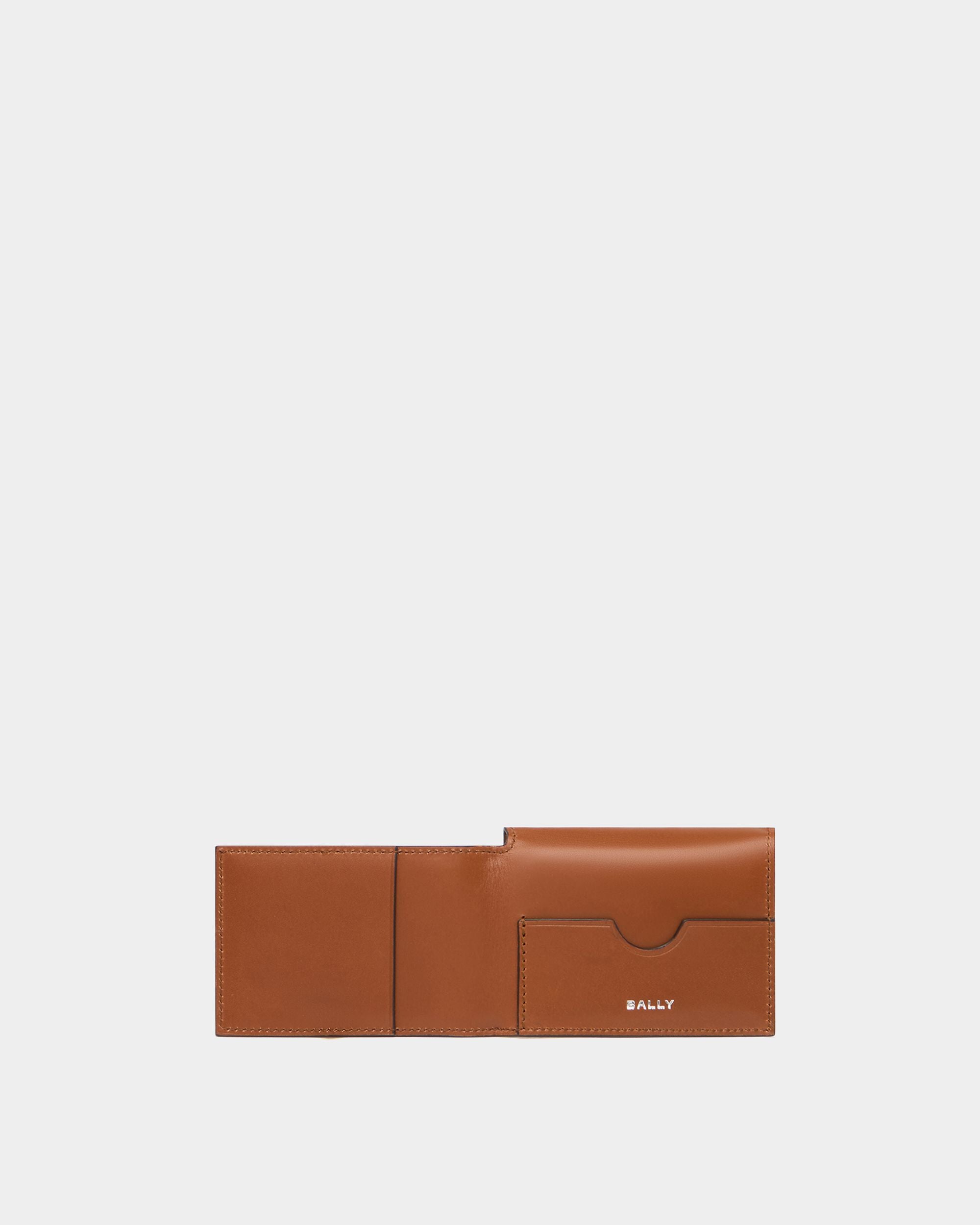 Bally Global - Porte-cartes Ray en cuir Amber Brown - Marron