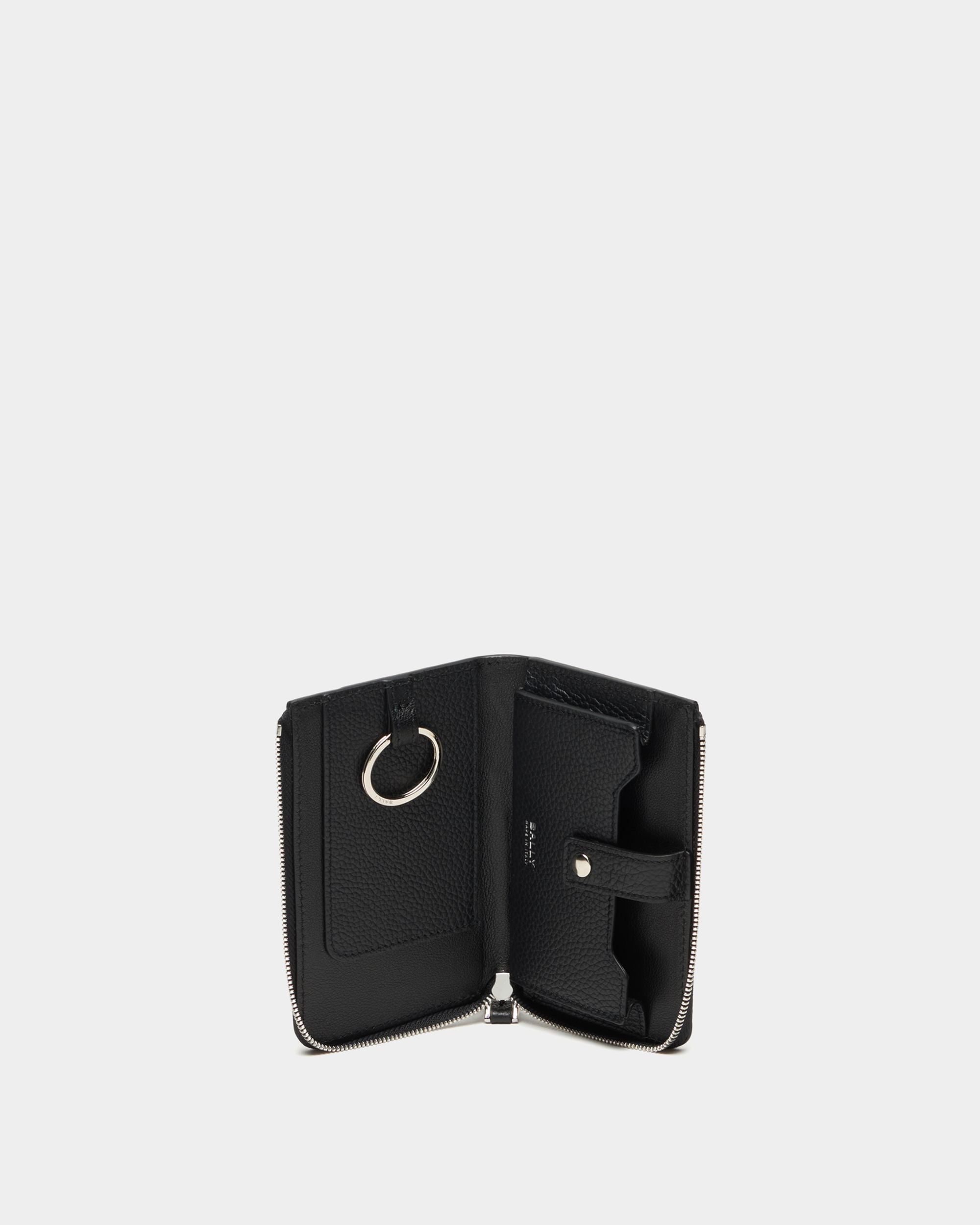 Bally Global - Porte-cartes Capitol en cuir grainé noir - Noir