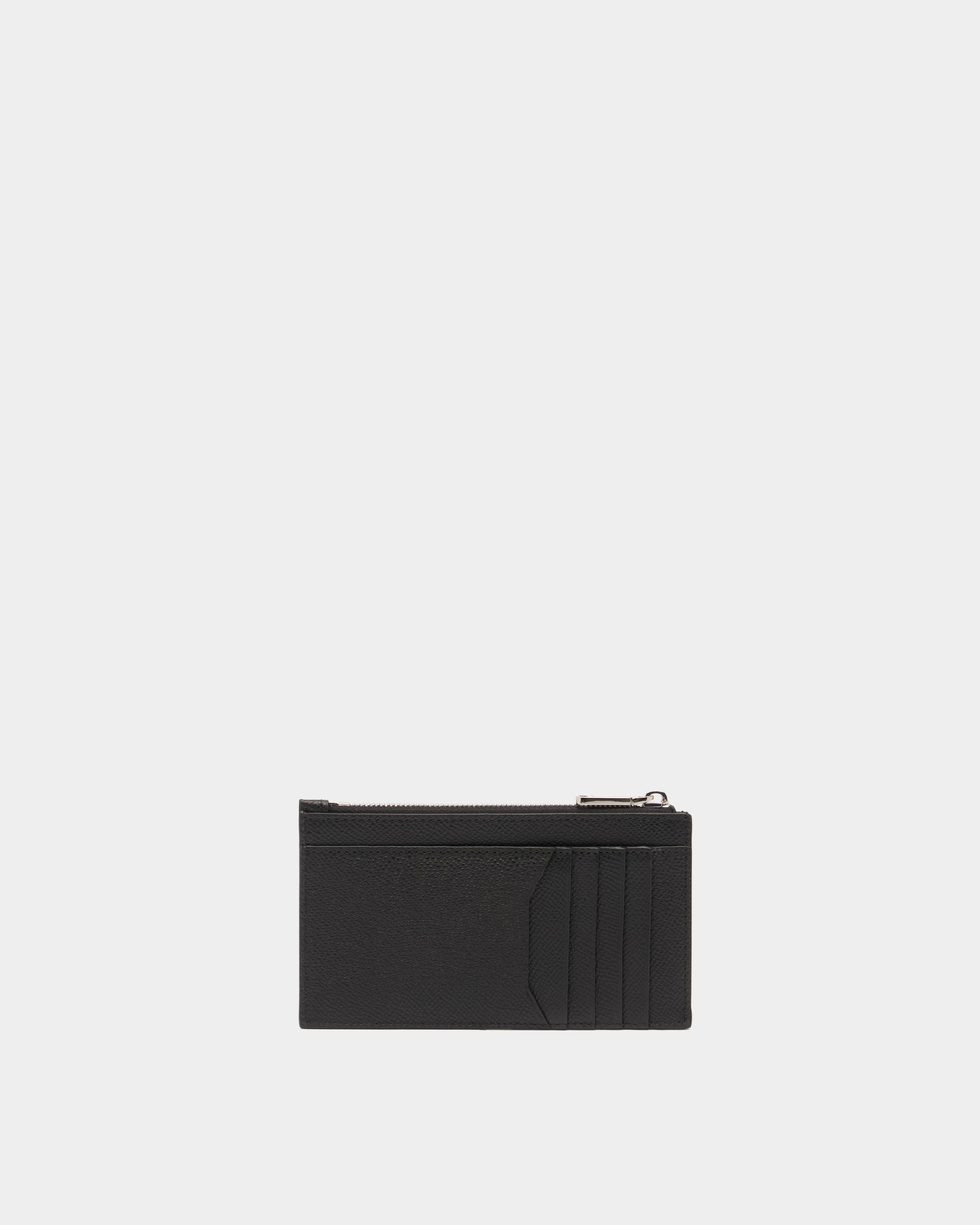 Bally Global - Bally Essential Card Holder in Black Grained Leather - Black